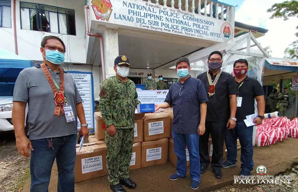 Speaker Balindong donates 50,000 surgical masks to PNP frontliners