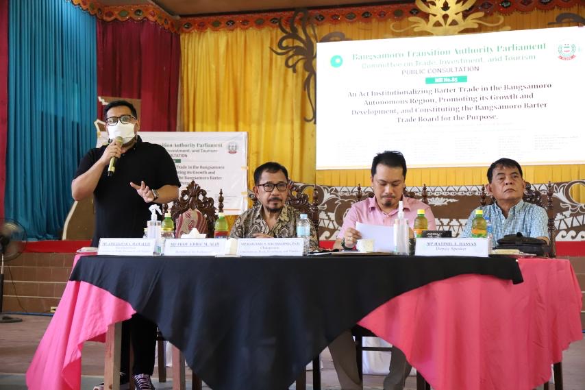 BTA starts public consultation for five proposed bills in Tawi-Tawi