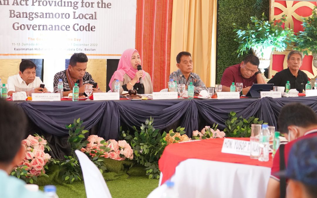 Basilan stakeholders hope to include relevant inputs on proposed Bangsamoro Local Governance Code