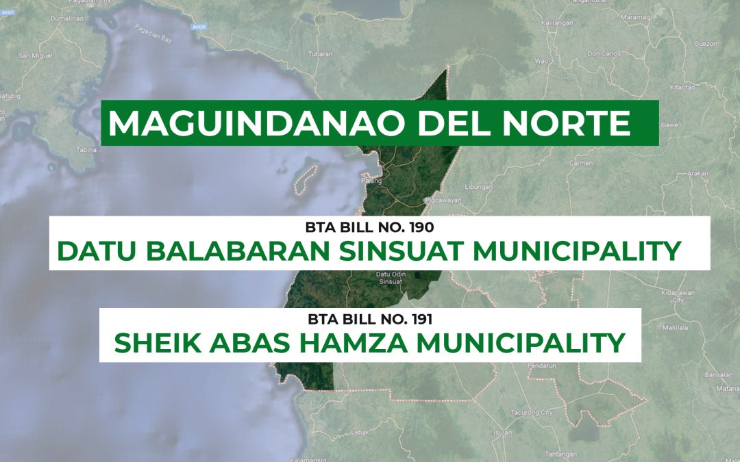 Bangsamoro lawmaker files bills creating two new municipalities in MagNorte