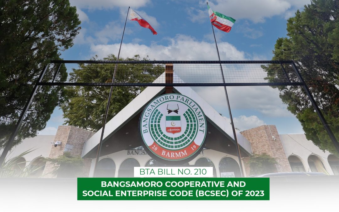 BARMM lawmakers initiate cooperative and social enterprise code