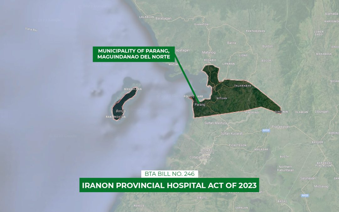 BARMM bill to convert Iranon District Hospital into provincial hospital