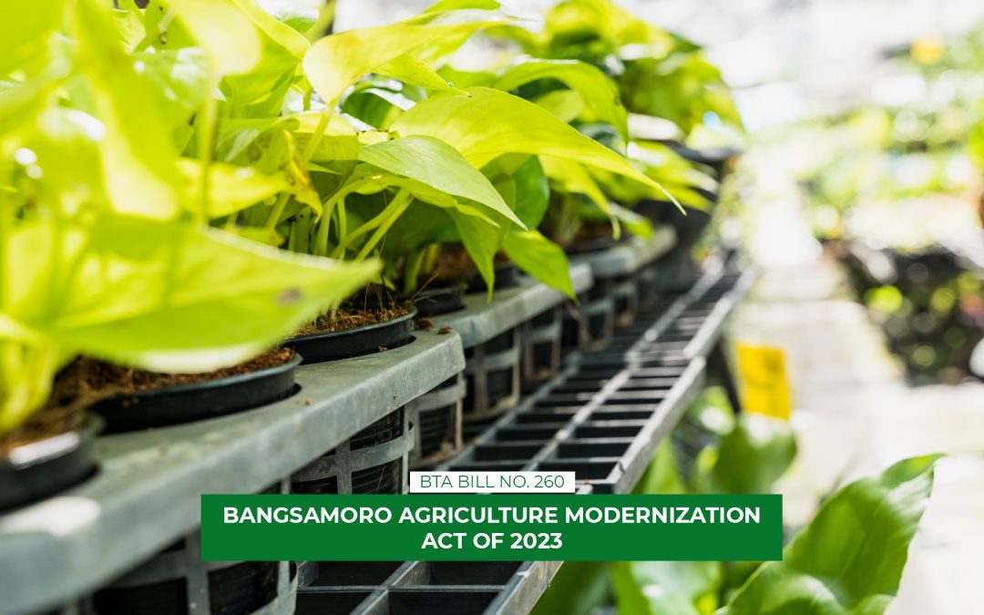 BARMM solons file agricultural modernization bill