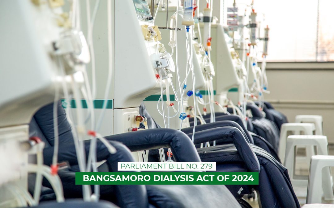 BARMM solons push for creation of dialysis units in provincial government hospitals