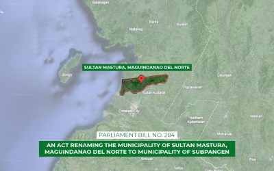 BARMM bill seeks to rename Sultan Mastura municipality to Subpangen